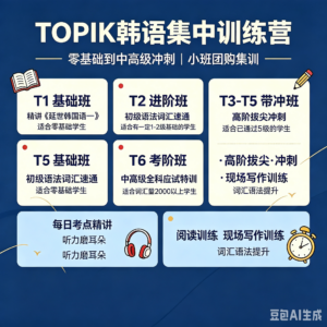韩语T3～T5 考级集训营