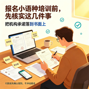 报名小语种培训前怎么核实机构是否规范？长春家长...