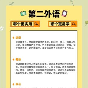 小语种百科⑩零基础先选哪门小语种最实用